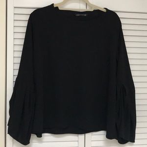 Zara black blouse